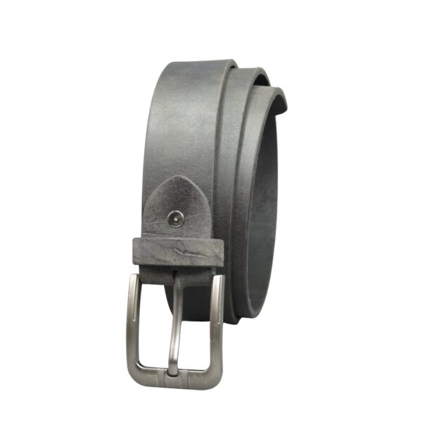 Pull Up Black Leather Belt (35mm)