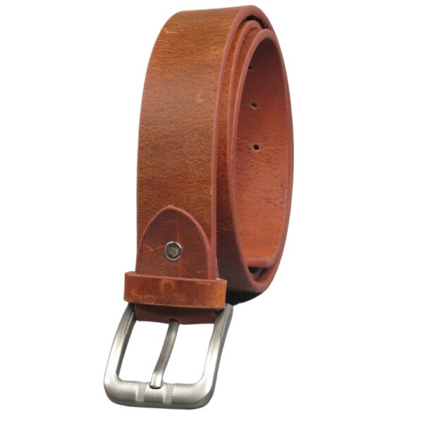 Pull Up Brown Leather Belt (40mm)