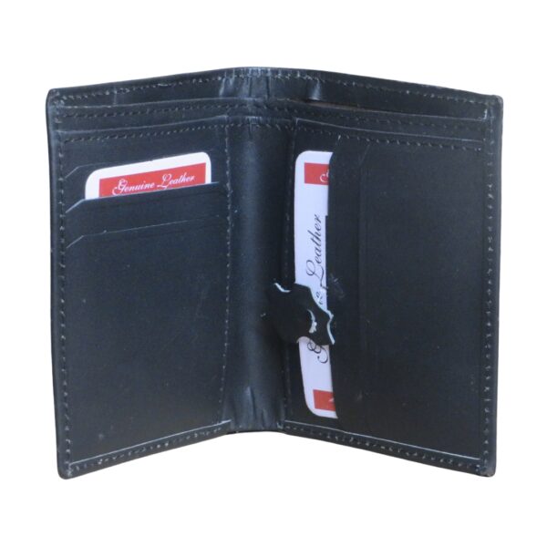 Black Vertical Wallet